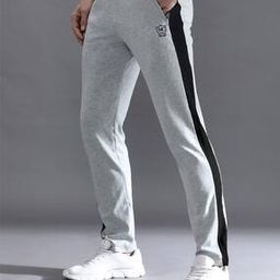 Men Flexi Waist Straight Track Pants-image-85