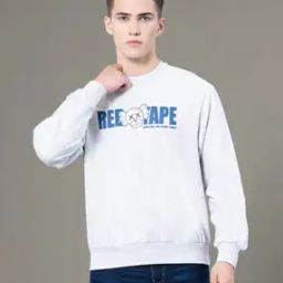Men Graphic Print Relaxed Fit Sweatshirt-image-101