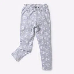 ajio Printed Leggings with Elasticated Waistband-picture-0