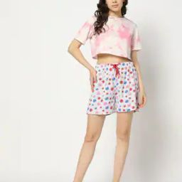 Women Graphic Print Regular Fit Shorts-image-70