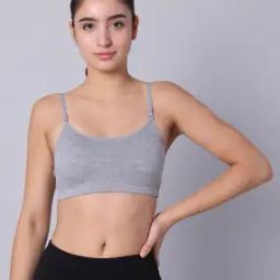 Lightly-Padded Cotton Bra-picture-13