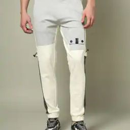 Men Colourblock Regular Fit Joggers-picture-10