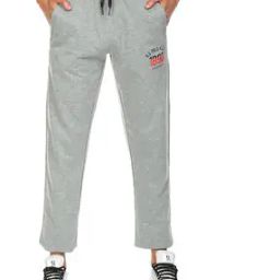 Men Heathered Track Pants with Drawstring Waist-picture-40