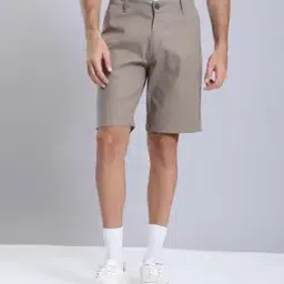 Men Regular Fit City Shorts with Insert Pockets-image-69