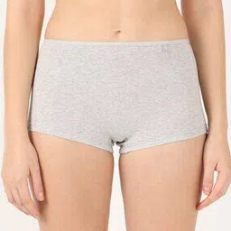 SS04 High Coverage Super Combed Cotton Elastane Stretch Mid Waist Boy Shorts with Concealed Waistband and Stay Fresh Treatment-image-36