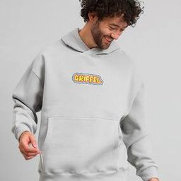 Men Typographic Hooded Sweatshirt with Insert Pockets-image-10