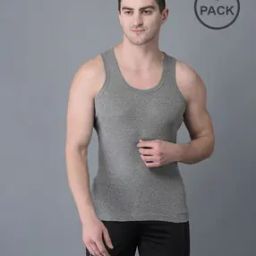 Pack of 6 Men Solid Cotton Vest-picture-27