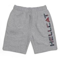 Typographic Print Shorts with Elasticated Waistband-picture-14