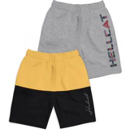Colourblock Bermuda Shorts with Elasticated Waist-picture-6