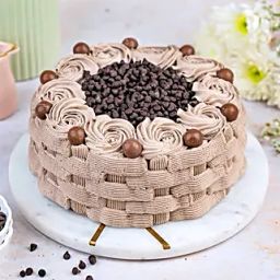 Basketweave Design Chocolate Cake Half Kg-image-6
