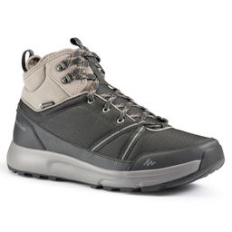 Men Water Resistant Mid Ankle Hiking Shoes Beige - NH150-image-16
