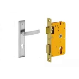 Dorset ML Series Quadra 10 inch Stainless Steel Patina Finish Door Handle Lock Set with-picture-36