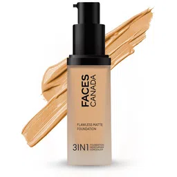 FACES CANADA 3 In 1 Flawless Matte Foundation - 30ml - Honey Beige 031-18