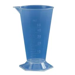 Polylab 125ml Polypropylene Conical Measure, 81153 (Pack of 12)-23