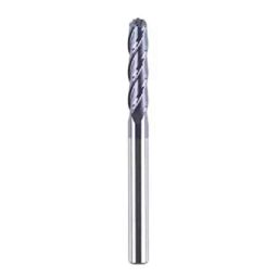 Dolphin Long Series 6mm Solid Carbide Ball Nose End Mill, Overall Length: 75 mm-0