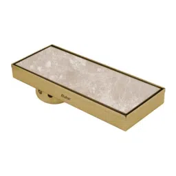 Ruhe 12x5 inch Stainless Steel 304 Yellow Gold PVD Coated Marble Insert Shower Drain Channel, 16-0218-15-picture-31