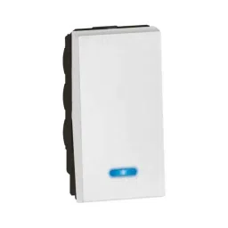 Legrand Arteor 6A 1 Way Square White Bell Push Button With Indicator, 5734 60 (Pack of 10)-picture-13