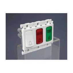 Legrand Mylinc DND And MMR External Unit Bell Push, 6755 56 (Pack of 10)-picture-1