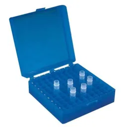 Polylab PP 81 Places Cryo Box for 1 &a; 1.8ml Cryo Vial, 66501 (Pack of 4)-16