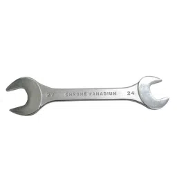 B K Jagan &a; Co 24x27mm Chrome Vanadium Steel Matt Finish Double Open End Spanner-47