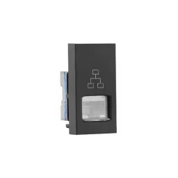 Legrand Allzy RJ45 CAT6 1 Module Matt Black Information UTP Socket, 681232-picture-18