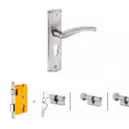 Dorset Onix HL ON 8 inch Stainless Steel Lock Set with Knob &a; 70mm Key Cylinder-image-65