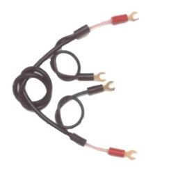 Pomona 2000 VDC 20A Shielded Low Thermal EMF Spade Lug Patch Cord, 1756-48-48