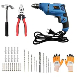 Hillgrove HGCM207 500W 10mm Pistol Grip Drill Machine Set-30