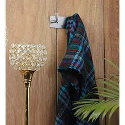 Voltizi 6 Pcs 2 Leg Stainless Steel 304 Grade Satin Finish Wall Mounted Robe Hook Set-image-11