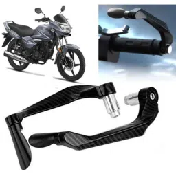 Auto Pearl 2 Pcs Aluminium Carbon Black Brake Clutch Lever Set for Honda Shine-picture-1
