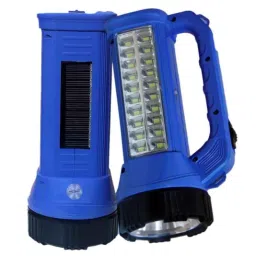 Pick Ur Needs 50W 20 SMD Blue Rechargeable Solar LED Torch Cum Emergency Light, EL-5202-picture-36