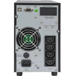 IonTech Power IP1101L03-26 1kVA 26Ah Double Conversion Rack Mount UPS with Overload Protection, Digital Display &a; 4 Outlet Plugs image 3