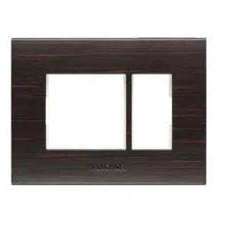 Anchor Penta Modular 3 Module Black Ebony Exiima Cover Plate, 65903WBE (Pack of 5)-picture-4