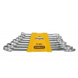 Stanley 8 Pcs CRV Steel Combination Spanner Set, 70-963E-10
