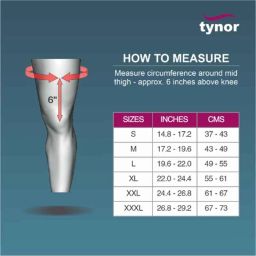 Tynor Neoprene Hinged Knee Support, Size: XL image 4