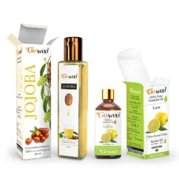 GoWoo 2 Pcs 10ml Natural Lime Aroma Oil &a; 100ml Jojoba Carrier Oil Set, GWOC795-P29+P175-picture-12
