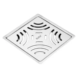 Ruhe Emerald 6x6 inch Stainless Steel 304 Matt Finish Square Flat Cut Floor Drain, 16-0511-05-picture-48