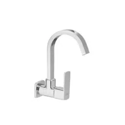 Cera Ruby Brass Silver Chrome Finish Sink Cock, F1005251-picture-38
