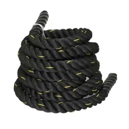 Dolphy 9m Nylon Black Heavy Duty Strength Gym Battle Rope, DBR0001-picture-37