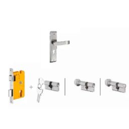 Dorset Dash HL DAS 204.3mm Zinc PT Finish Lock Set with Coin &a; 60mm Knob Cylinder (Pack of 2)-picture-18