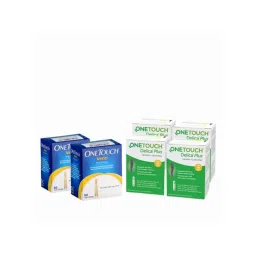 OneTouch 100 Pcs Verio Diabetes Test Strips &a; 100 Pcs Delica Plus Lancet Combo-11