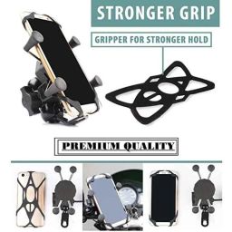 AOW X-Grip Bike Mobile Charger &a; Phone Holder Latest Version for Bajaj Pulsar 150 DTS-i-18
