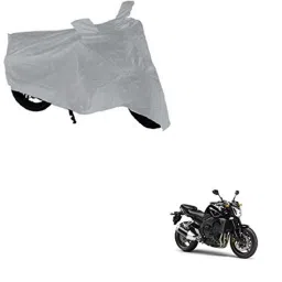Kozdiko Polyester Matty Silver Dust &a; Waterproof Bike Body Cover for Yamaha FZI-picture-13