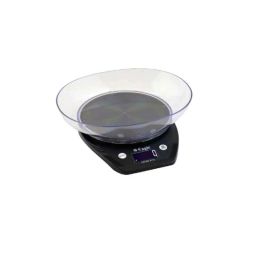 Eagle 5kg Plastic Black Kitchen Weighing Scale with Bowl &a; 12 Months Warranty, EEK-3001A-23
