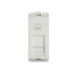 Schneider Electric Livia 1 Module RJ45 CAT6 White Data Outlet with Shutter, P4046 (Pack of 10)-picture-30