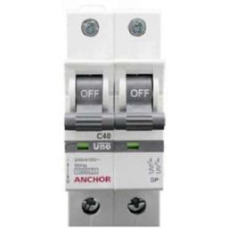 Anchor 63 A UNO Type C MCB 2 Pole-picture-0