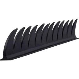 AOW Cuttable Helmet Mohawk Helmet Spikes for All Motorcycles Dirt Bike &a; Normal Helmets (Black) b-26-35