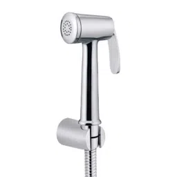 Joyway Robin Brass Chrome Finish Silver Health Faucet with 1m Flexible Tube &a; Wall Hook-17