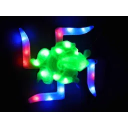 Tucasa Multi Colour Swastik Ganesh Wall Hanging Light, DW-290-24
