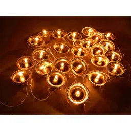 Tucasa Golden Diya String Light, DW-295-13